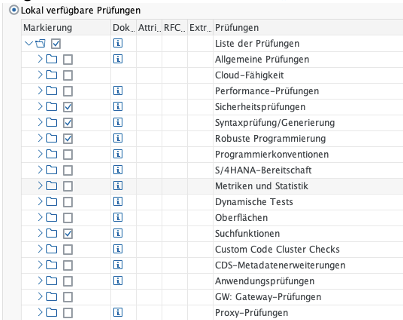 SCI Prüfvariante