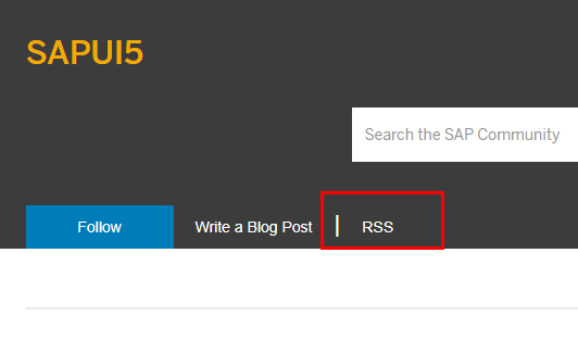 RSS Feed on Blog Tags